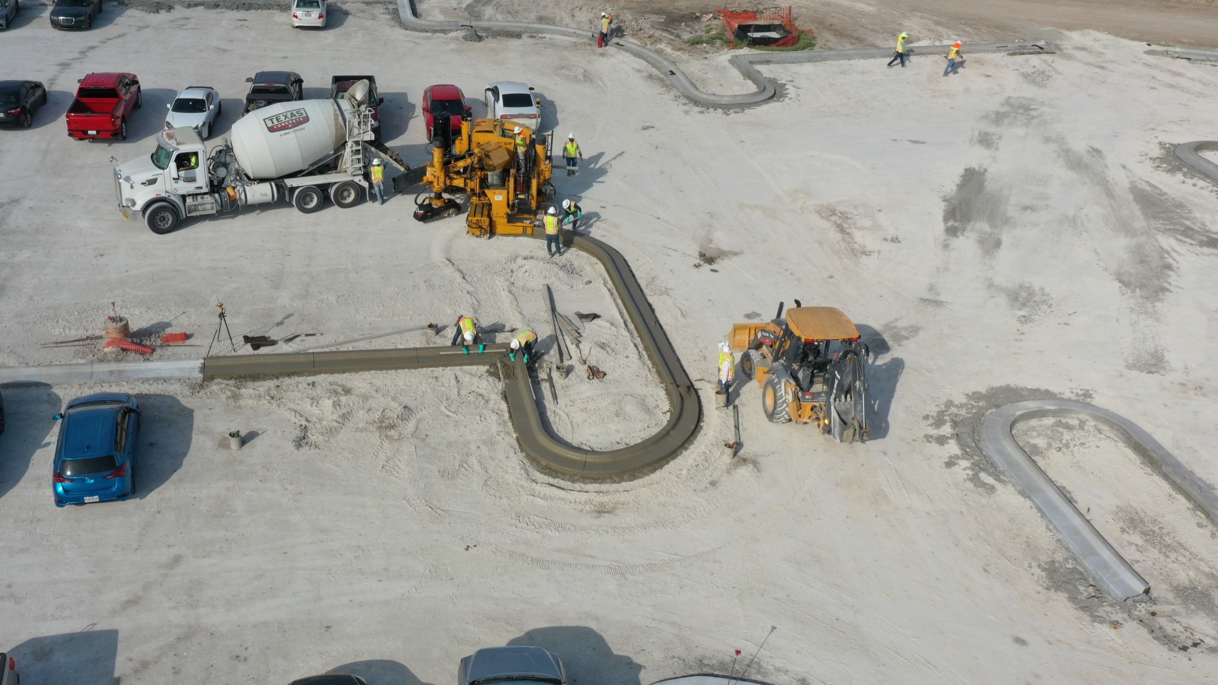 River City Concrete project site in Central Texas
