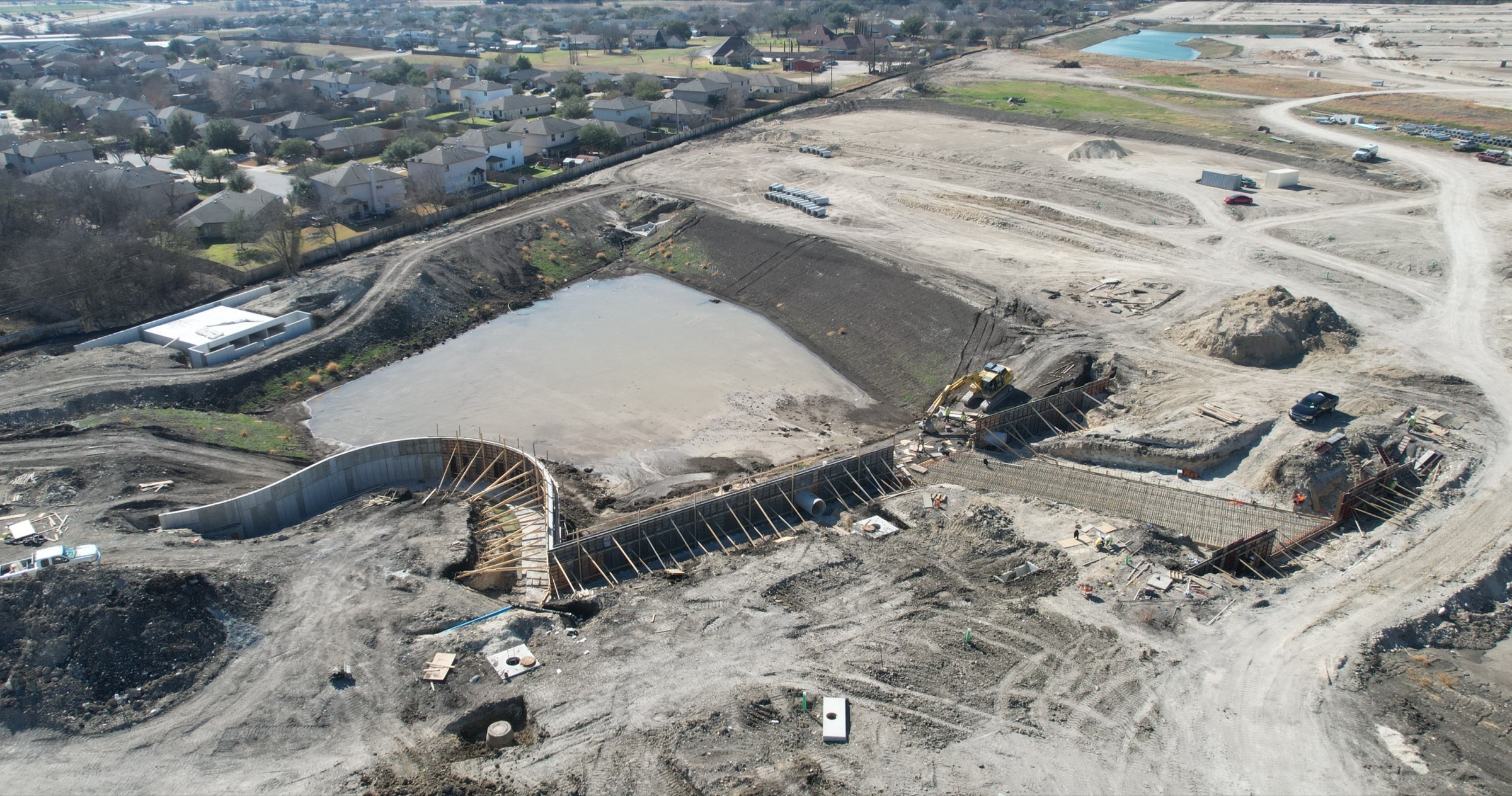 Completed Central Texas concrete work